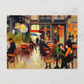 Cozy Coffee Shop in Parijs Briefkaart (Voorkant)