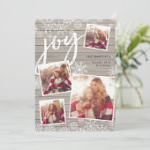 Cozy Collectie | Kerstfotocollage Feestdagenkaart (Staand voorkant)