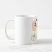 Cozy Colorful Pastel geeft Bedankt en pompoen Koffiemok (Links)
