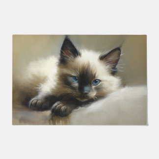 Cozy Companion Siamese Kitten Deurmat