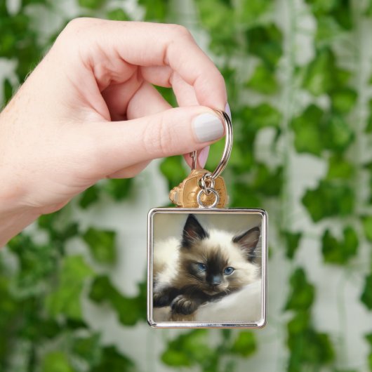 Cozy Companion Siamese Kitten Sleutelhanger (Hand)
