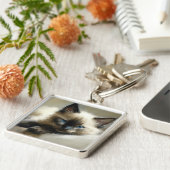 Cozy Companion Siamese Kitten Sleutelhanger (Zijkant)