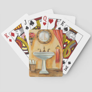 Cozy Contemmodern Bathroom Pokerkaarten