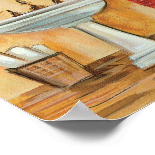 Cozy Contemmodern Bathroom Poster (Hoek)