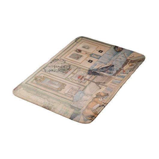 Cozy Corner (door Carl Larsson) Badmat (Gekanteld)