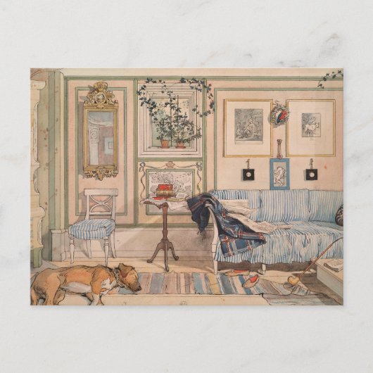 Cozy Corner (door Carl Larsson) Briefkaart (Voorkant)