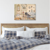 Cozy Corner (door Carl Larsson) Canvas Afdruk (Insitu (Slaapkamer))