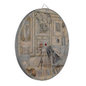 Cozy Corner (door Carl Larsson) Dartbord (Voorkant Links)