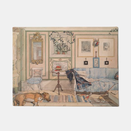 Cozy Corner (door Carl Larsson) Deurmat (Voorkant)