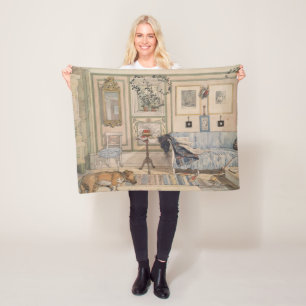Cozy Corner (door Carl Larsson) Fleece Deken