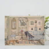 Cozy Corner (door Carl Larsson) Kaart (Staand voorkant)