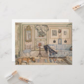 Cozy Corner (door Carl Larsson) Kaart (Voorkant / Achterkant in situ)