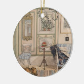 Cozy Corner (door Carl Larsson) Keramisch Ornament (Links)