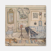 Cozy Corner (door Carl Larsson) Magneet (Voorkant)