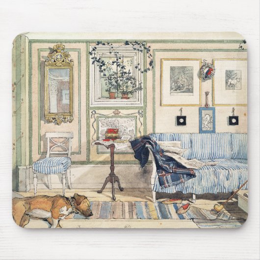 Cozy Corner van Carl Larsson Muismat (Voorkant)