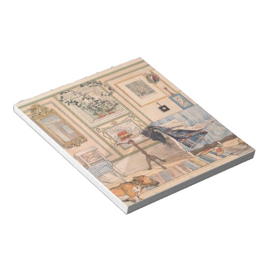 Cozy Corner van Carl Larsson Notitieblok (Schuin)