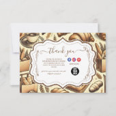 Cozy Cottage Baking Bedankkaart (Voorkant)