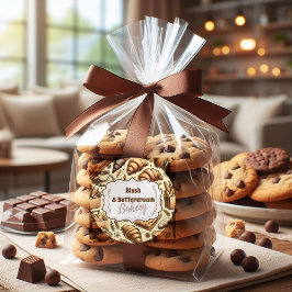 Cozy Cottage Baking Ronde Sticker