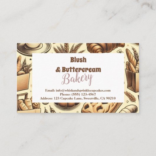 Cozy Cottage Baking Visitekaartje (Achterkant)