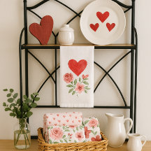 Cozy Cottage Heart and Roses 