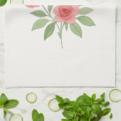 Cozy Cottage Heart and Roses Theedoek (Gevouwen)