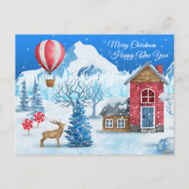 Cozy Cottage In Winter Wonderland Briefkaart