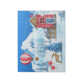 Cozy Cottage In Winter Wonderland Notitieblok (Linkerzijde)