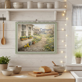 Cozy Cottages 2027 – Een waterkalender in aquarel Kalender