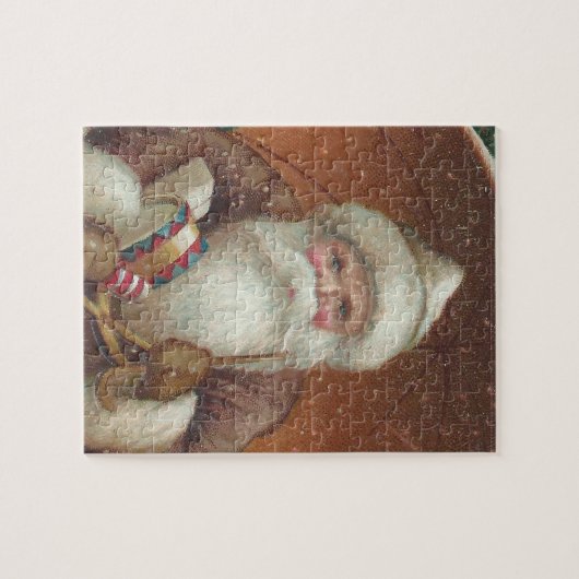 Cozy Country  Santa Claus rustige brown Legpuzzel (Horizontaal)