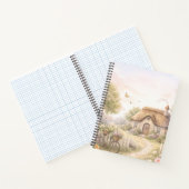 Cozy Countryside Cottage Spiral Notebook Notitieboek (Binnen)