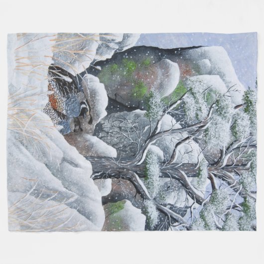 Cozy Couple Fleece Blanket (Voorkant (Horizontaal))