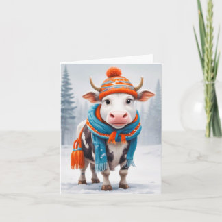 Cozy Cow Winter Kaart