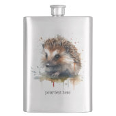 Cozy Critter: Egel in de Waterverf Flacon (Voorkant)