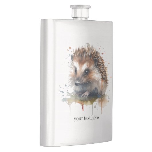 Cozy Critter: Egel in de Waterverf Flacon (Rechts)