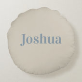 Cozy Critter - Fox Illustration  Rond Kussen (Achterkant)