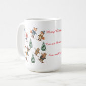 Cozy Critters Skiën Mug Koffiemok (Voorkant links)