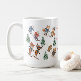 Cozy Critters Skiing Mug Koffiemok