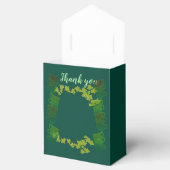 Cozy Cuppa Green TeaCups vanmiddag Tea Party Black Bedankdoosjes (Geopend)