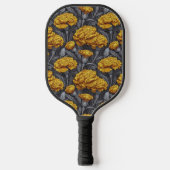 Cozy Custom Carnation Accent Mountain Wedding Pickleball Paddle (Voorkant)