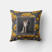 Cozy Custom Carnation Sparkle Vineyard Wedding Kussen (Achterkant)