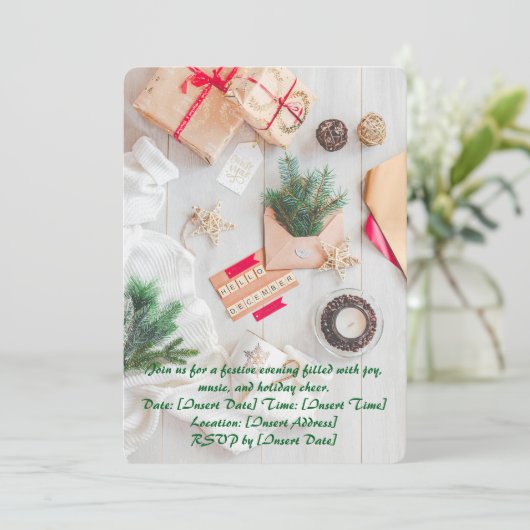 Cozy December Kaart (Staand voorkant)