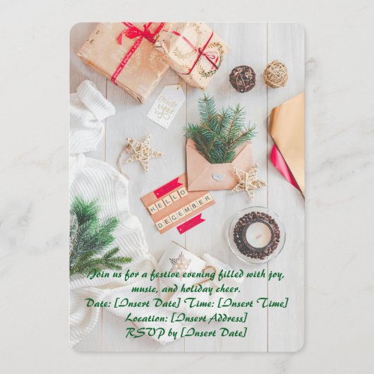 Cozy December Kaart (Voorkant)