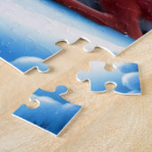 Cozy deer nestled by Christmas tree in forest Legpuzzel (Zijkant)