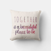 Cozy Diamond Pattern Sierkussen (Voorkant)