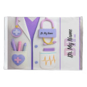 Cozy Doctor Blanket – Heart & Healing Design Kussensloop (Achterkant)