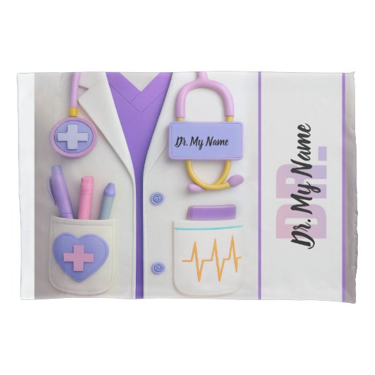 Cozy Doctor Blanket – Heart & Healing Design Kussensloop (Voorkant)