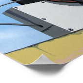 Cozy Dogs Diner op Route 66 Retro Neon Poster (Hoek)