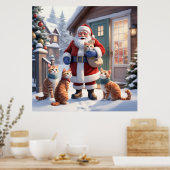 Cozy Doorstep Greeting Poster (Keuken)