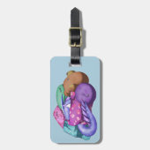 Cozy Dragon Bagagelabel (Voorkant verticaal)