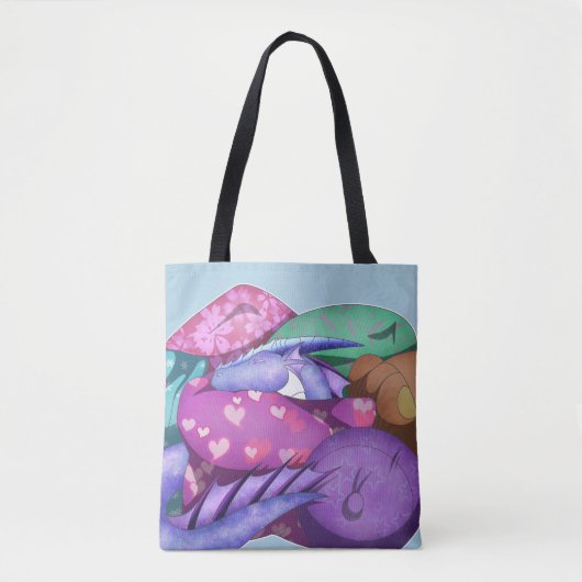 Cozy Dragon Tote Bag (Voorkant)
